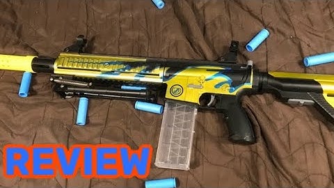 Most Realistic Nerf Rifle! The AGM Mastech M4/HK416 Shell Ejecting toy gun FULL REVIEW!