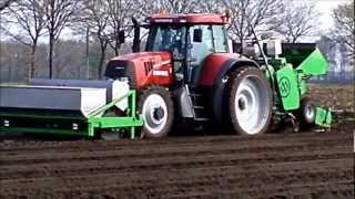 Aardappelen poten + aanaarden met Miedema Loonbedrijf Rovers Boekel Venhorst