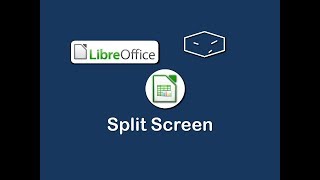 libreoffice calc split screen