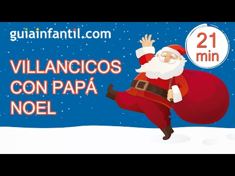 Canciones De Navidad Divertidas Bailadas Por Papá Noel | Villancicos Para Niños