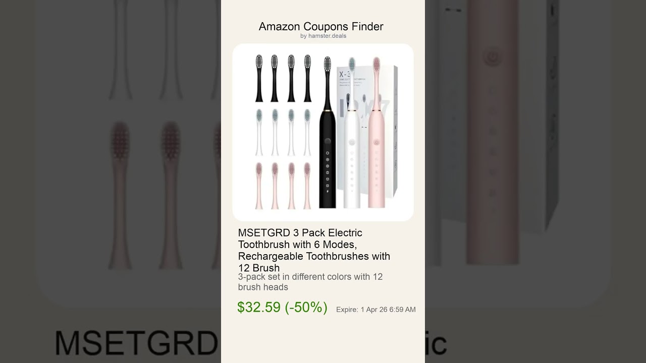 Popular Toothbrushes on Amazon with Coupons &ndash; Feb 8, 2026