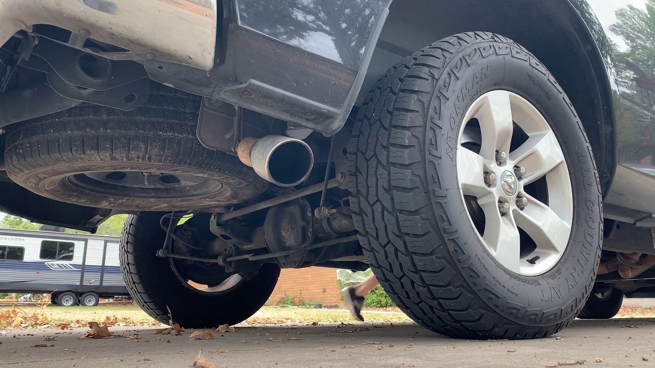 2013 Ram 3.6L with flowmaster 40 series Resonator Delete YouTube