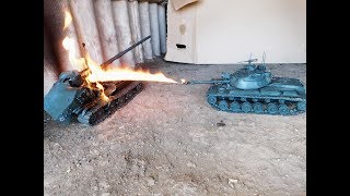 Огнеметный танк  серии М67 жарим Waffenträger auf E 100