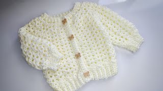 Crochet #75 How to crochet summer baby cardigan