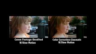 Color Correction FIlm Look Split Screen