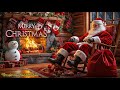 Santa Claus With Cozy Christmas Fireplace Relaxing Instrumental Christmas Music Christmas Ambience 