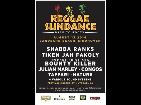 Shabba Ranks - Caan Dun @ Reggae Sundance Eindhoven 2016