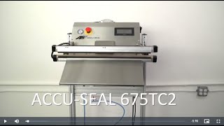 Accu-seal 235-232 Vacuum type Bag sealer machine w/ 1/4 element