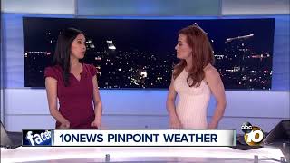 10News Pinpoint Weather for Sun. April 8, 2018