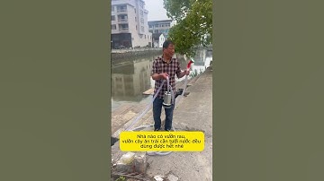 Máy bơm nước pin sạc Không cần điện, không cần xăng, tưới cả vườn dễ dàng! #dụngcụnôngnghiệp #maybom