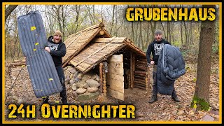 Overnighter im Grubenhaus - Taugt es was? - Bushcraft Outdoor Deutschland