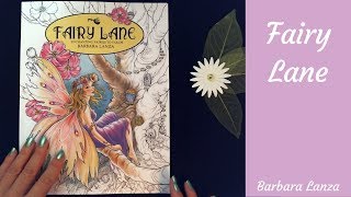 Flip Through : Fairy Lane Coloring book BARBARA LANZA