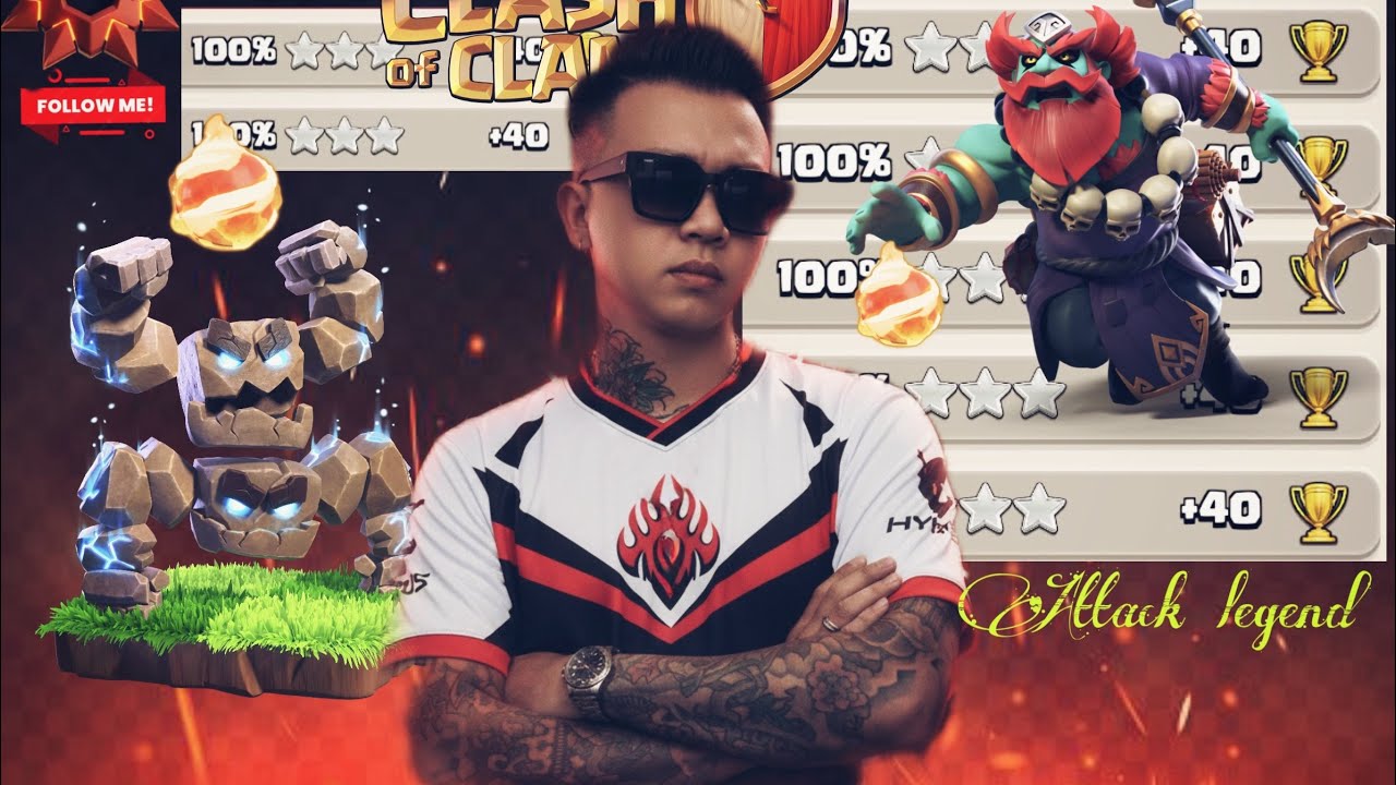 Manh STARs | DAY 19| Fireball + Meteor Golem + Thrower OP Legend League Attack Strategy