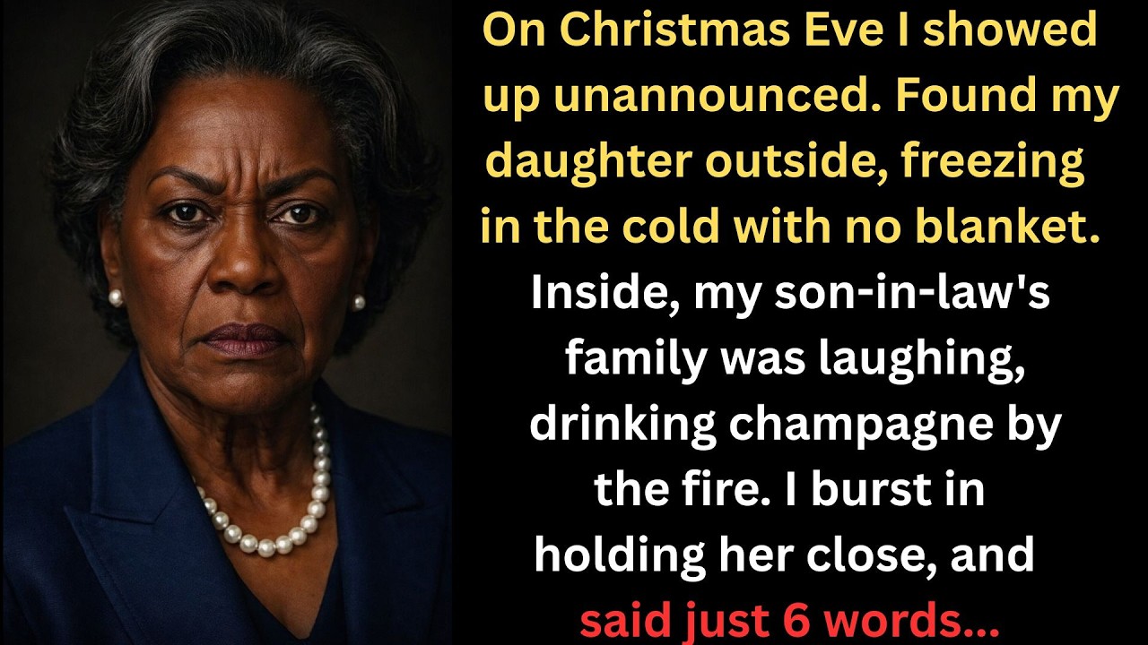 I Found My Daughter Shivering on Christmas While His Family Laughed by the Fireplace…