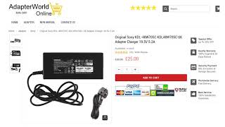 Original Sony KDL 48W705C KDL48W705C UK Adapter Charger 19 5V 5 2A
