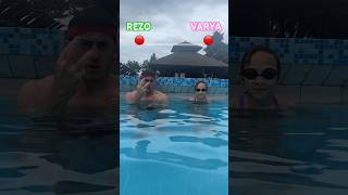 ?️Who will hold their breath longer challenge ? foryou sport challenge shorts pool funny