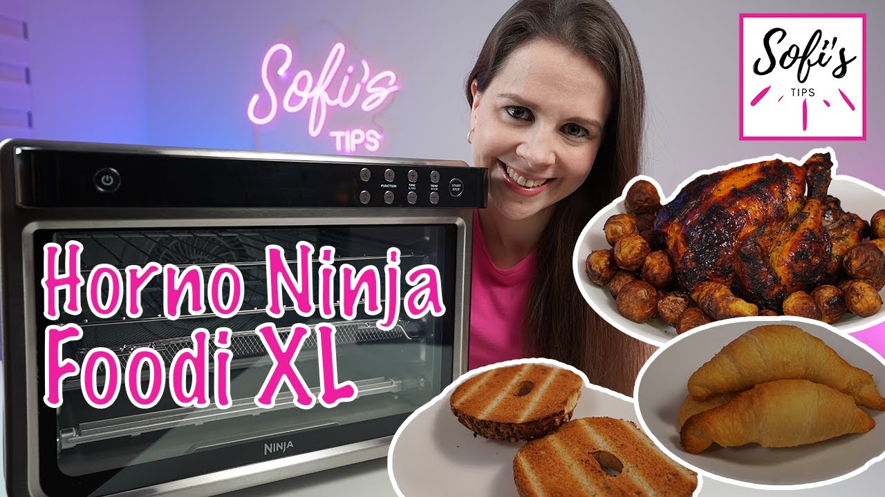 Ninja DT201 Foodi 10 en 1 XL Pro Air Fry Digital - Horno tostador de  convección con deshidrato y recalentamiento, 1800 vatios, acabado de acero