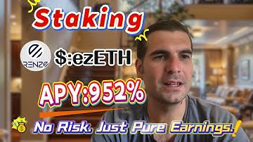 🚨 Viral Project! Staking ezETH with 900%+ APY – Earn Crypto Easily and Safely! 💥