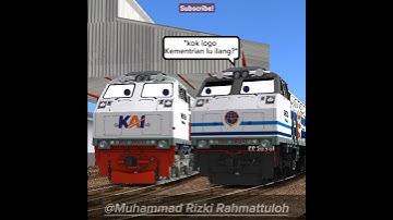 "Hai! Aku dari masa lalu!" | Animasi Kereta Api | Edit