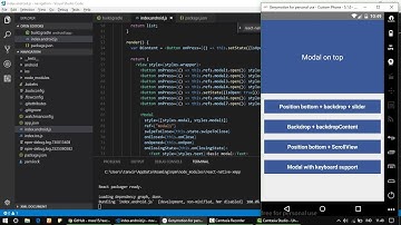 React Native - How to make Modal Box Android and IOS