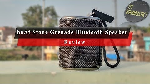 Should you buy boAt Stone Grenade Bluetooth Speaker?