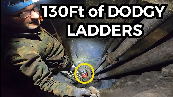 130ft LADDER CLIMB in the ABANDONED MINE  with @Ri...