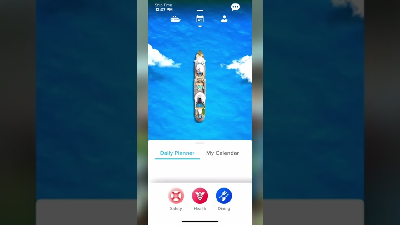 Royal Caribbean Cruise enhanced Safety Drill Procedures on Mobile Device