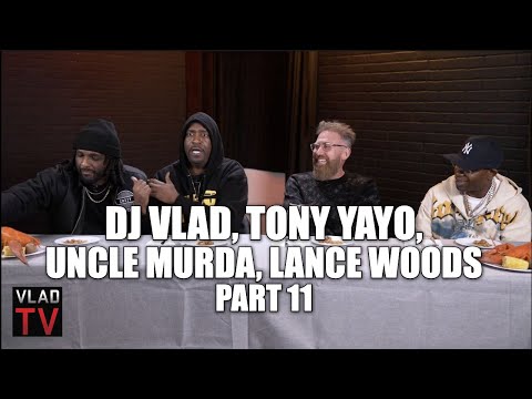 Tony Yayo, Uncle Murda, DJ Vlad & Lance Woods Eat Frog Legs (Part 11)