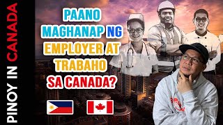 HOW TO FIND an EMPLOYER and JOB OFFER in Canada |  Pinoy in Canada | Buhay Canada