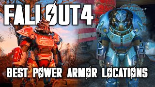 Fallout 4 - Best POWER ARMOR Locations (Unique Power Armor)