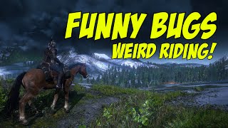 The Witcher 3 - Funny Bugs (Weird Riding)