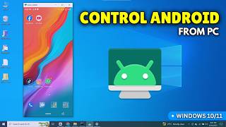 🔥 Control Android Phone from PC/Laptop | How to Screen Mirror Android Device to Via USB Cable