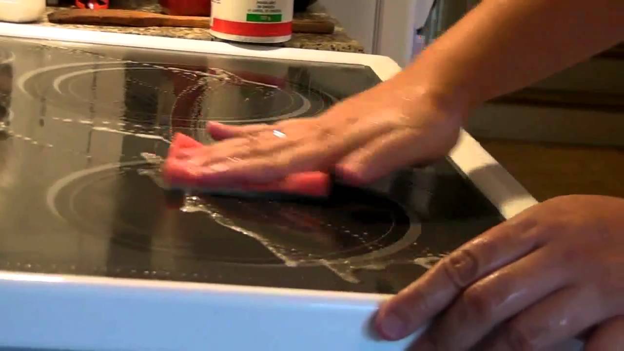 Smoothtop Cleaning Using Glass Scraper Youtube
