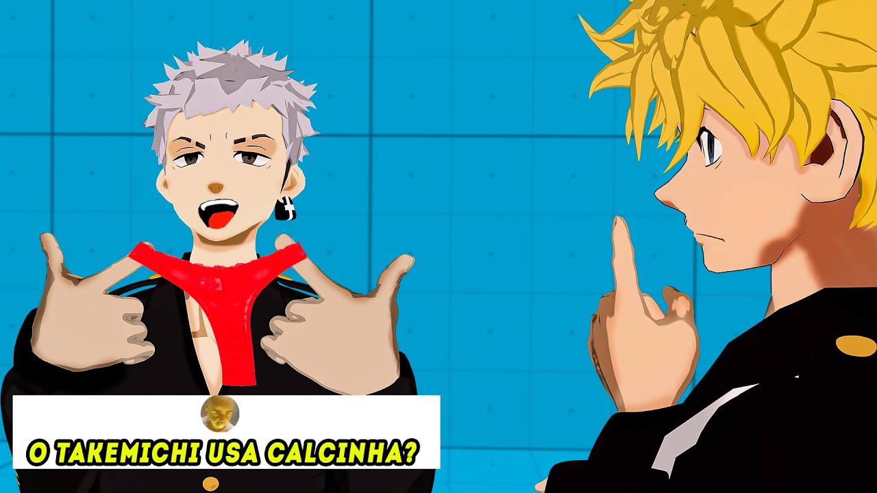 Mitsuya e Takemichi respondem suas perguntas em Tokyo revengers vr
