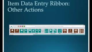 300 Introduction to Data Entry for Items