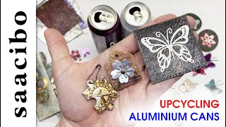 Upcycling Aluminium Cans Into Junk Journal Treasures #upcycledcrafts #junkjournalideas