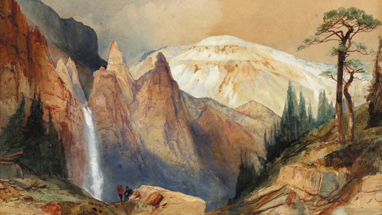 Animated Landscape: Tower Falls and Sulphur Mountain, Yellowstone