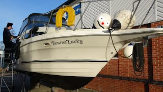 Working on a Boat / Yacht - Winterising, New Horn &amp; Cutting in New Portholes - PART 1 of 2