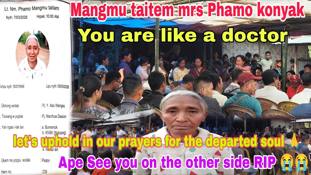 Mangmu taitem mrs Phamo wangsu Ape see you on the other side RIP 😭