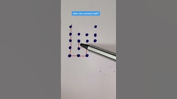Can you connect all the dots? Without lifting the pen? #shorts