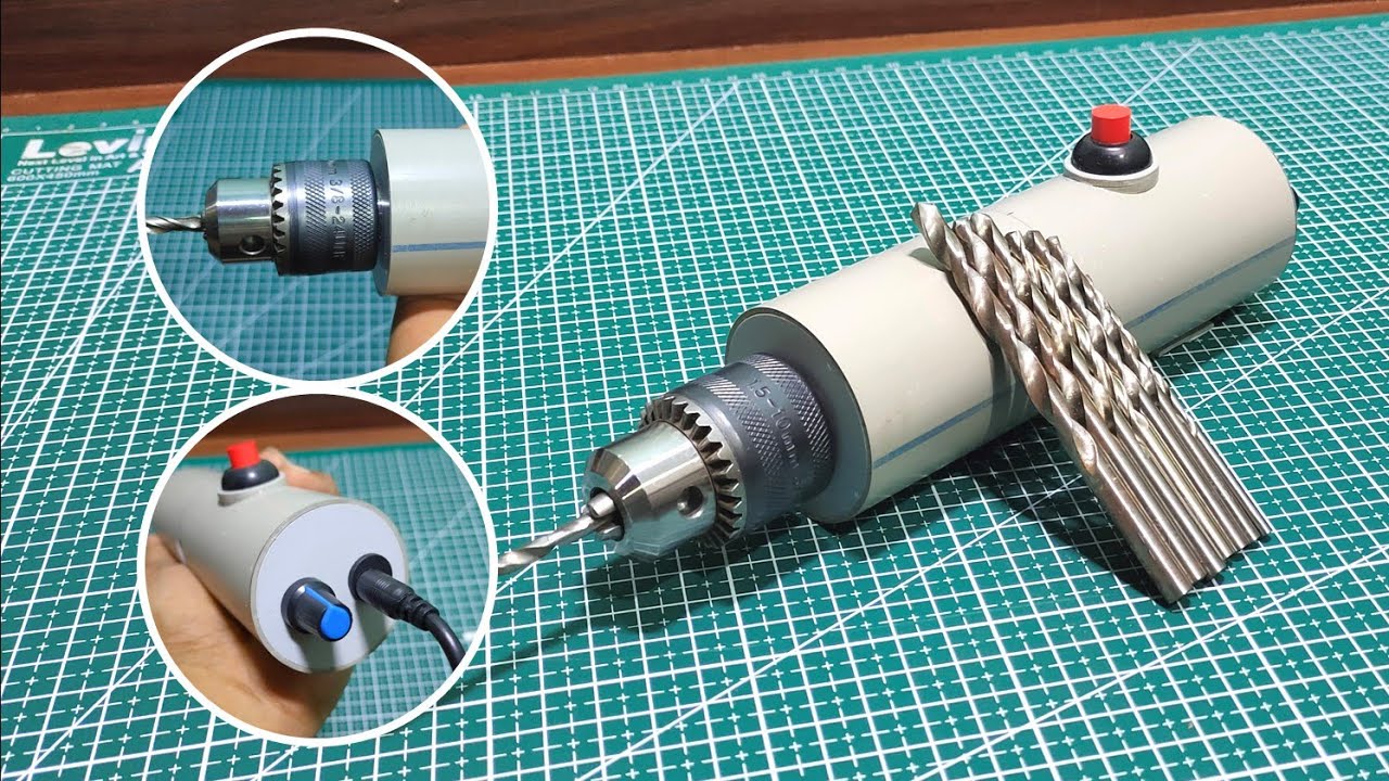 How To Make A Drill Machine || PVC Pipe || 775 DC Motor || PVC Pipe  के साथ ड्रिल मशीन कैसे बनाएं