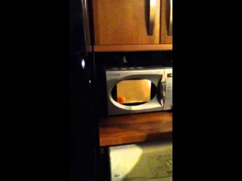 Egg explodes in a microwave - YouTube