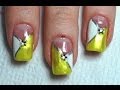 Easy Block Nail Art Tutorial / Free Hand Nail Art