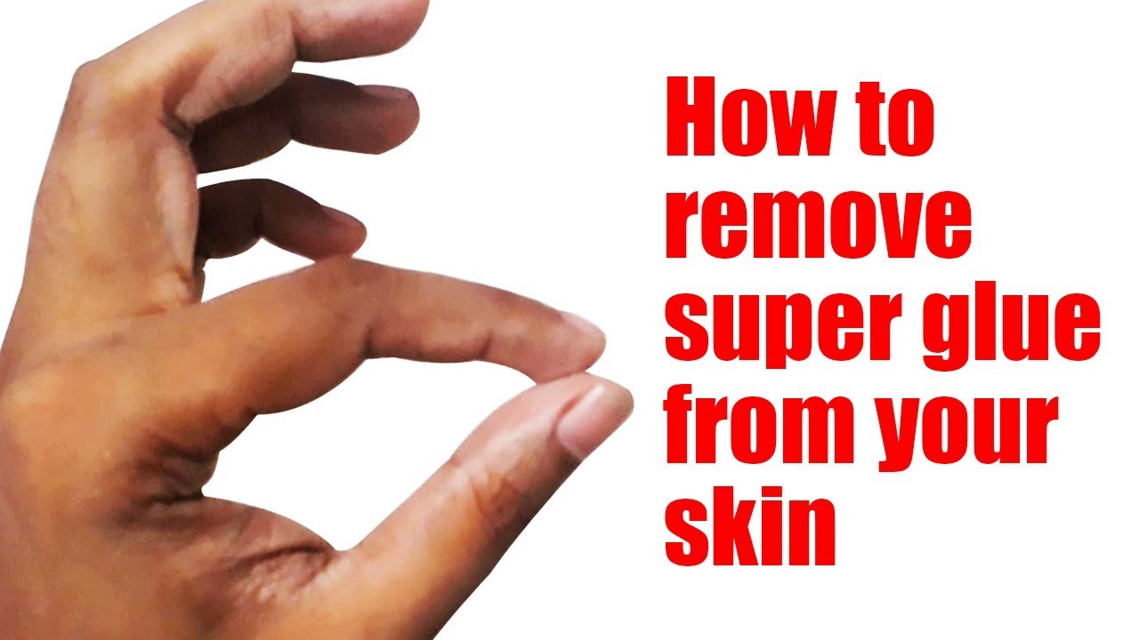 How to remove super glue from your skin | Easy way to get super glue off your skin - YouTube - How To Get Super Glue Off Of Your Skin