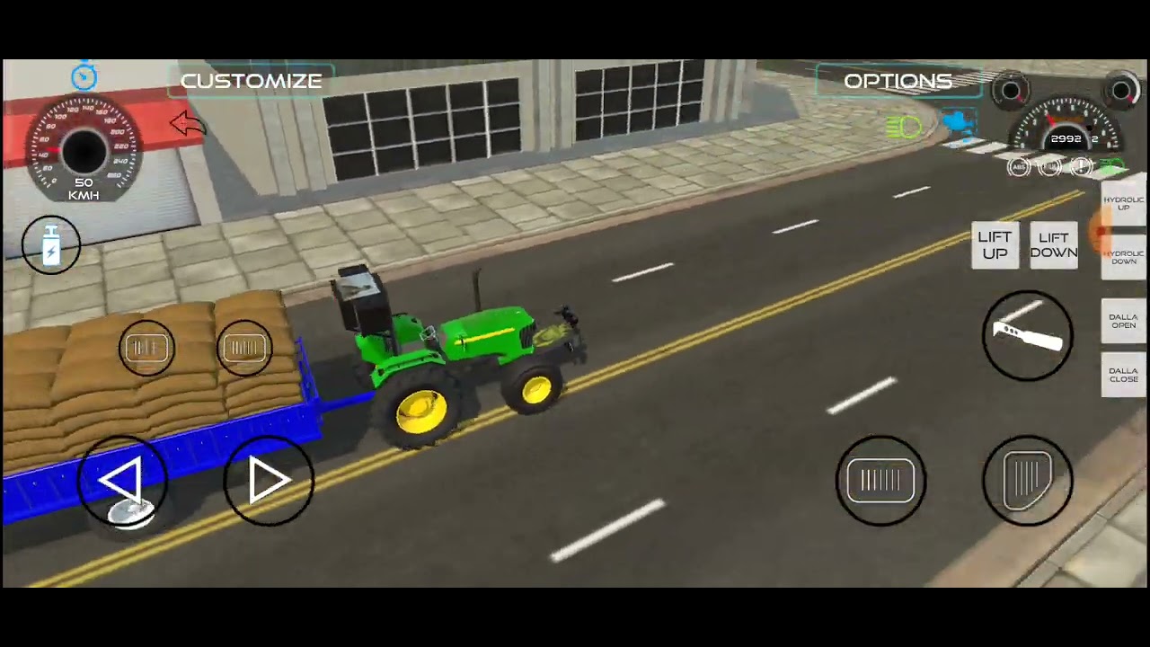 Tactar tactar lover miss you legend John Deere tractor trailer - YouTube