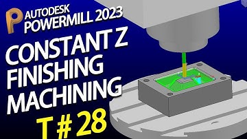 Powermill programming tutorial | powermill 2023 tutorial | constant z finishing | easy steps