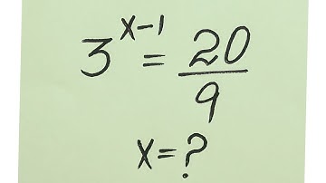 Nice Math Olympiad Exponential problem l find value of x??