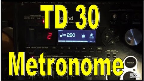 The Roland TD30 Metronome