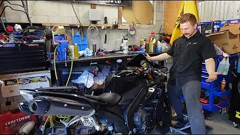 2007 YAMAHA R1 ENGINE REBUILD!!