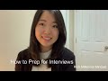 How to Prep for Your Next Interview